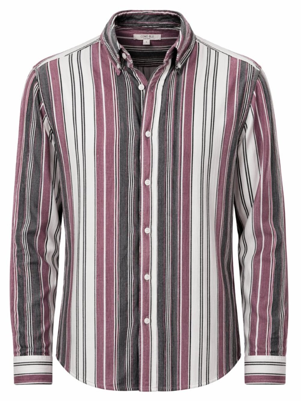 Como Blu Blouse Striped Rayon 2X Plus Preppy women's chic casual comfy cozy EUC